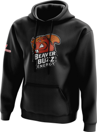 Beaver Buzz Embroidered Hoodie (Black)
