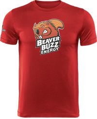 Beaver Buzz Branded T-Shirt (Red)